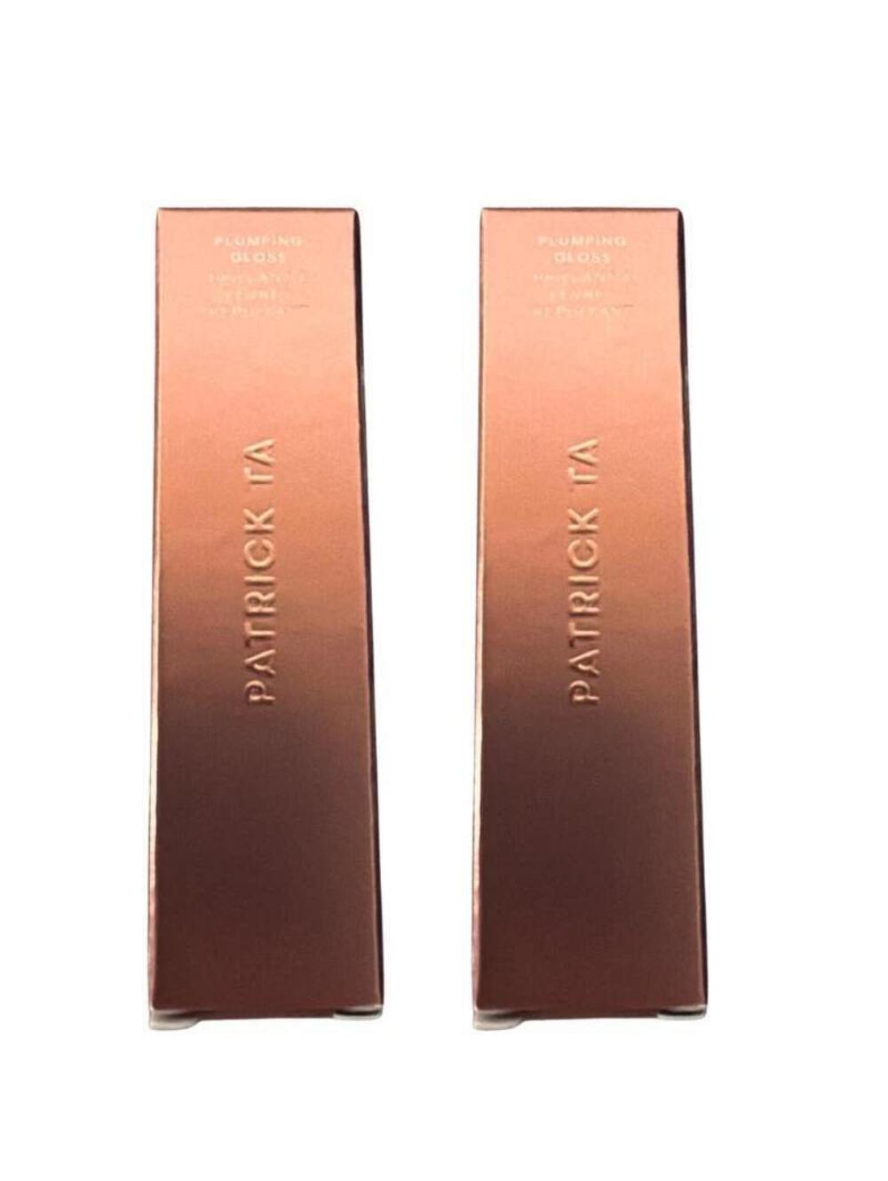 Patrick Ta Major Volume Plumping Gloss Looks Natural Full Size Lip Gloss 2 Pack